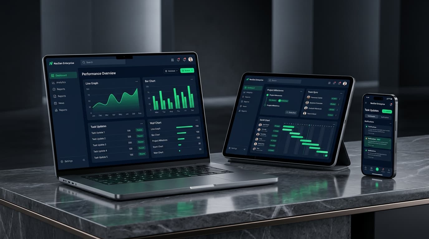 Cross-Platform Suite (Web, Mobile & Tablet)